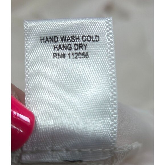 Zenana Pleated Kimono Cardigan Open Front Lightweight Women M Beige Chiffon - Picture 10 of 10